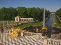 One-day tour & Peterhof fountains park